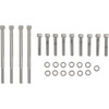 Drag Specialties - Bolt Kit - Primary Cover - Knurled - Chrome - Softail/Dyna