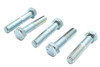 V-Twin - Zinc Hex Cap Bolts 1/4 inch-28 x 1/2 inch