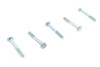 V-Twin - Zinc Hex Cap Bolts 1/4 inch-28 X 1-3/4 inch