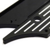 Hogworks Straight Edge Latch Covers for Harley® Saddlebags '94-'13