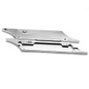 Hogworks Straight Edge Latch Covers for Harley® Saddlebags '94-'13