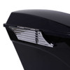 Hogworks Straight Edge Latch Covers for Harley® Saddlebags '94-'13