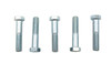 V-Twin - Zinc Hex Cap Bolts 1/2 inch-20 x 2-1/2 inch
