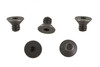 V-Twin - Allen Flat Head Screws Black 1/4 inch-20 x 3/8 inch
