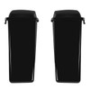 Hogworks Dual Blocked Extended 4" Stretched Saddlebags for Harley® Touring '14-'25