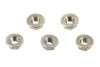 V-Twin - Serrated Hex Flange Nuts 5/16 inch-18 Stainless Steel