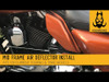 Hogworks Mid-frame Air Deflectors for Harley® Touring '09-'25