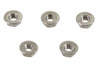 V-Twin - Serrated Hex Flange Nuts 5/16 inch-24 Stainless Steel
