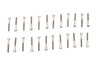 V-Twin - Stainless Steel Finned Cover Screw Set 24 Piece