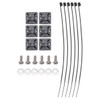 Hogworks Saddlebag Led Latch Coverz for Harley® Touring '14-'25 - Smoked Lens