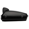Hogworks Razor Tour Pack w/ Slim Backrest & Black Hardware for Harley® Touring '97-'25