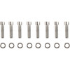 Drag Specialties - Bolt Kit - Lifter Block - Smooth/Socket-Head - Chrome - M8
