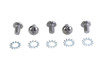 Colony - Chrome Wheel Hub Star Cover Screws