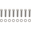 Drag Specialties - Bolt Kit - Transmission Bearing Housing - Smooth/Socket-Head - Chrome - M8