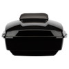 Hogworks King Tour Pack w/ Slim Backrest & Chrome Hardware for Harley® Touring '97-'25