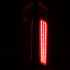 Hogworks Saddlebag Led Latch Coverz for Harley® Touring '14-'25 - Red Lens