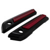 Hogworks Saddlebag Led Latch Coverz for Harley® Touring '14-'25 - Red Lens