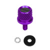 Hogworks Carbon Fiber 1/4" Knurled Seat Bolt / Screw Kit for Harley-davidson®