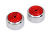 Colony - Swingarm Pivot Bolt Cover with Red Reflectors