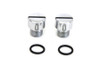 V-Twin - Oil Pump Check and Relief Valve Plug Chrome