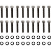 Drag Specialties - Bolt Kit - Rocker Cover - Smooth/Socket-Head - Black/Chrome - M8