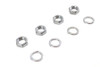 Colony - Rocker Arm Shaft Chrome End Nut Kit