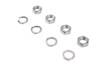 Colony - Rocker Arm Shaft Chrome End Nut Kit