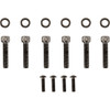 Drag Specialties - Bolt Kit - Handlebar Controls - Knurled/Socket-Head - Black/Chrome - M8
