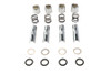 Colony - Upper Pushrod Cover Kit Chrome