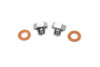 Colony - Chrome Fork Slider Drain Screws