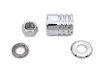 Colony - Front Axle Spacer Kit Groove Style Chrome