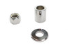 Colony - Front Axle Spacer Kit Smooth Style Chrome