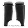 Hogworks Stretched Saddlebag Conversion Kit w/ Black Hardware for Harley® Softail '84-'17