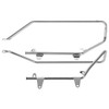 Hogworks Standard Saddlebag Conversion Kit w/ Chrome Hardware for Harley® Softail '18-'25
