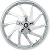 Coastal Moto #3D-HUR213CH - Wheel - Hurricane 3D - Front - Dual Disc/without ABS - Chrome - 21x3.5 - '08+ FL