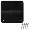 Hogworks King Tour Pack w/ Full Backrest & Black Hardware for Harley® Touring '97-'25