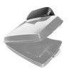 Hogworks Chopped Tour Pack w/ Slim Backrest & Chrome Hardware for Harley® Touring '97-'25