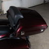 Hogworks Chopped Tour Pack w/ Slim Backrest & Chrome Hardware for Harley® Touring '97-'25