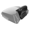 Hogworks Chopped Tour Pack w/ Slim Backrest & Black Hardware for Harley® Touring '97-'25