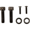 Drag Specialties - Bolt Kit - Rear Brake Control - Knurled/Socket-Head - Black/Chrome - M8