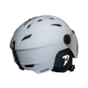Daytona Carver Ski Helmet - Adjustable Ski Helmet for Men, Women & Youth - Dull Chalk White with Anti-Fog Visor