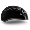 Daytona Helmets DOT Approved Daytona Motorcycle Half Face Helmet - Skull Cap Graphics for Men & Women, Scooters, ATVs, UTVs & Choppers - W/ Ignite Grey