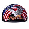 Daytona Helmets DOT Approved Daytona Motorcycle Half Face Helmet - Skull Cap Graphics for Men & Women, Scooters, ATVs, UTVs & Choppers - W/ Freedom 2.0