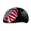 Daytona Helmets DOT Approved Daytona Motorcycle Half Face Helmet - Skull Cap Graphics for Men & Women, Scooters, ATVs, UTVs & Choppers - W/ Freedom 2.0