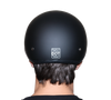 Daytona Helmets DOT Approved Daytona Motorcycle Half Face Helmet - Skull Cap Graphics for Men & Women, Scooters, ATVs, UTVs & Choppers - W/ Live Fast