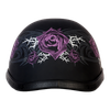 Daytona Helmets Novelty Eagle- W/ Purple Rose