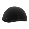 Daytona Helmets Novelty Smokey W/O Snaps- Dull Black