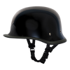 Daytona Helmets Novelty Big German- Hi-Gloss Black