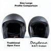 Daytona Helmets D.O.T. Daytona Cruiser- Root Beer Metal Flake