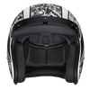 Daytona Helmets DOT Approved Daytona Cruiser Open Face Motorcycle Helmet - Men, Women & Youth - With Visor & Graphics - W/ Graffiti